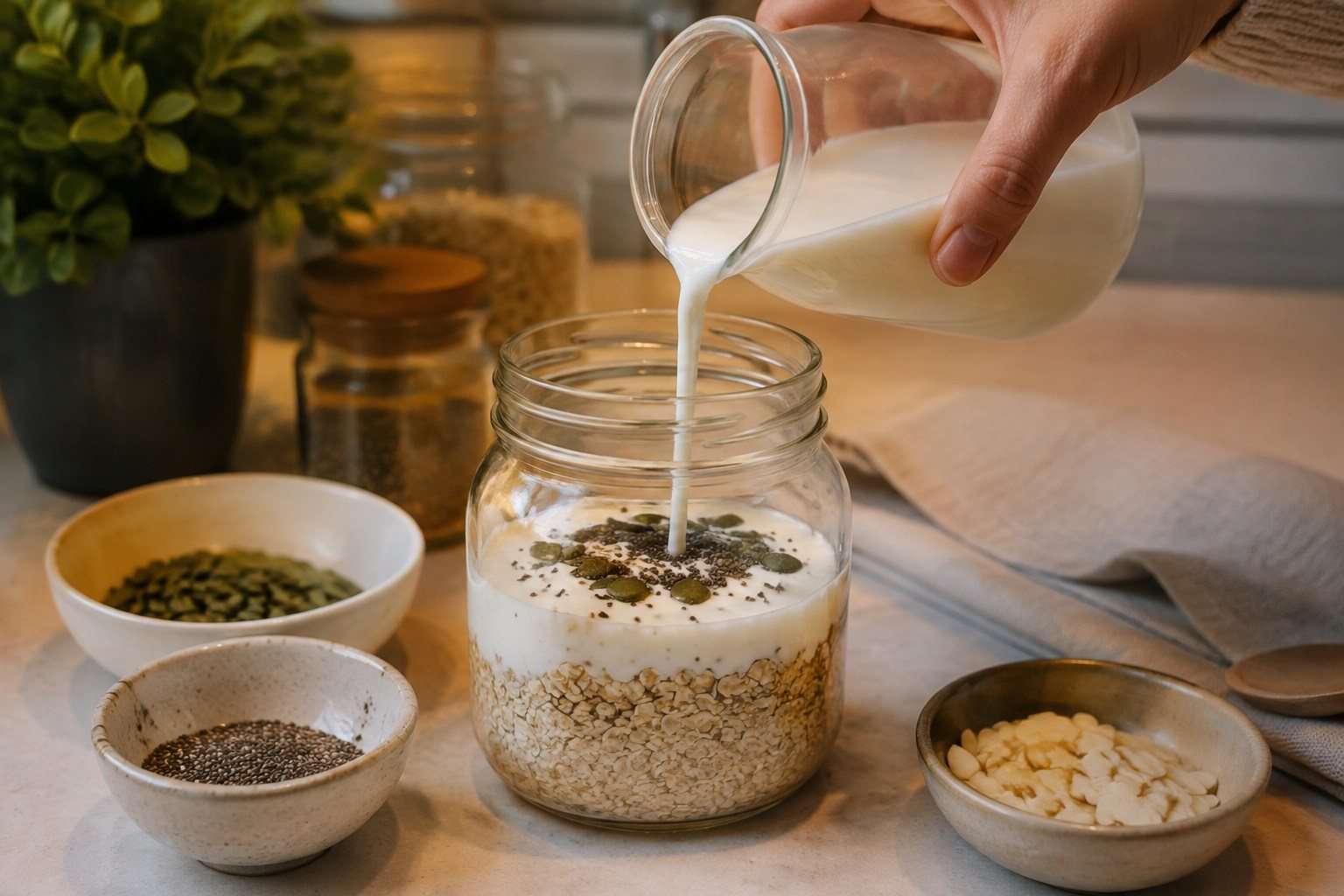 Detalle editorial complementario sobre overnight oats receta